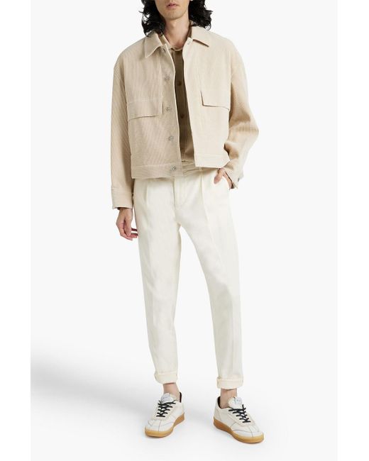 LE17SEPTEMBRE Natural Cotton-blend Corduroy Jacket for men