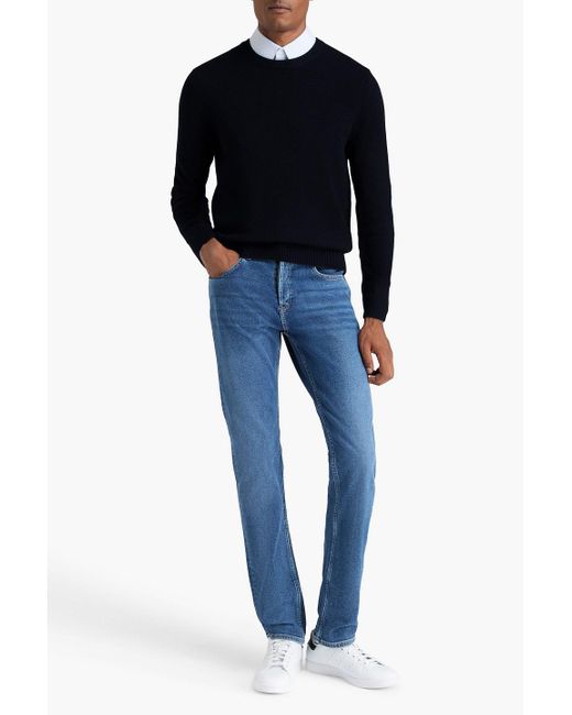 Sandro Blue Wool-blend Sweater for men