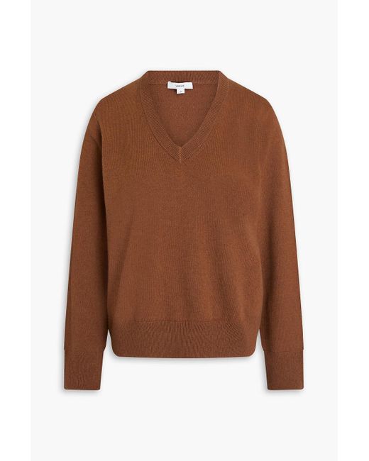 Vince Brown Cashmere Sweater