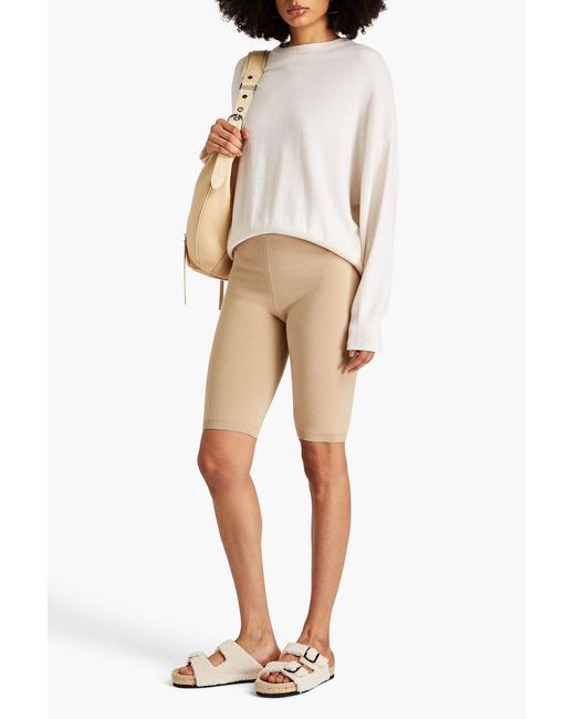 Loulou de Saison White Ana Cashmere Sweater