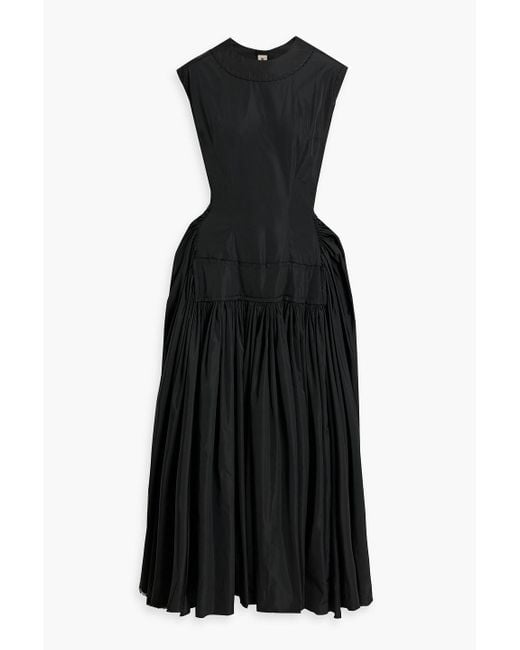 Marni Black Taffeta Maxi Dress