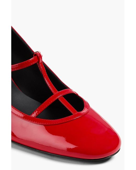 Khaite Red Fawn pumps aus lackleder