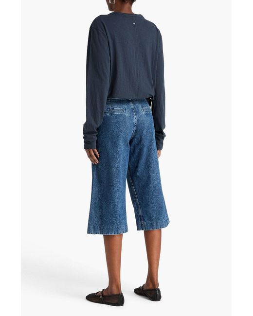 Rag & Bone Blue Jamie Denim Culottes