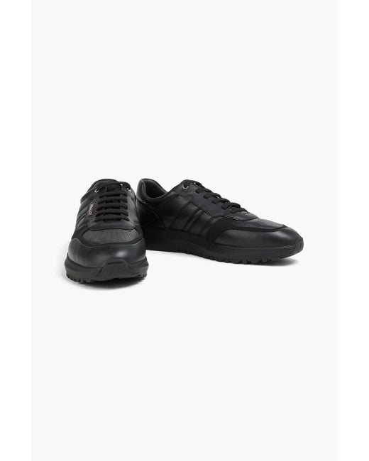 Bally Black Dessye Leather Sneakers for men