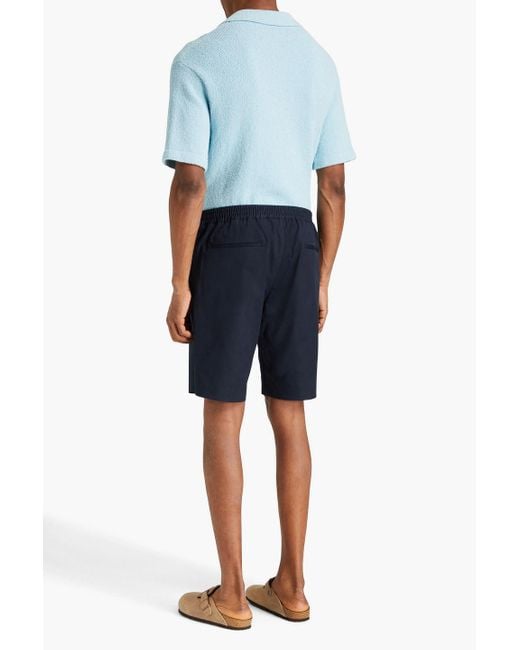 Sandro Sigma shorts aus twill aus einer baumwollmischung in Blue für Herren