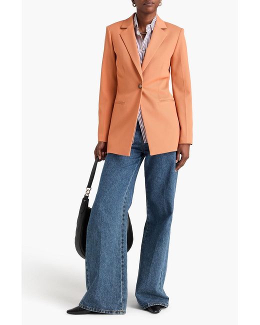 Joseph Orange Drill Blazer