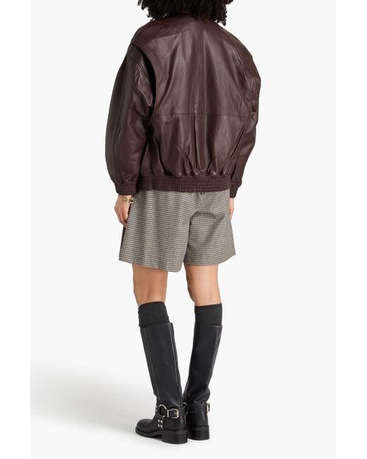 Rag & Bone Brown Ronnie Leather Jacket