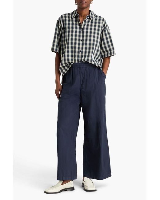YMC Black Beva Checked Cotton Shirt