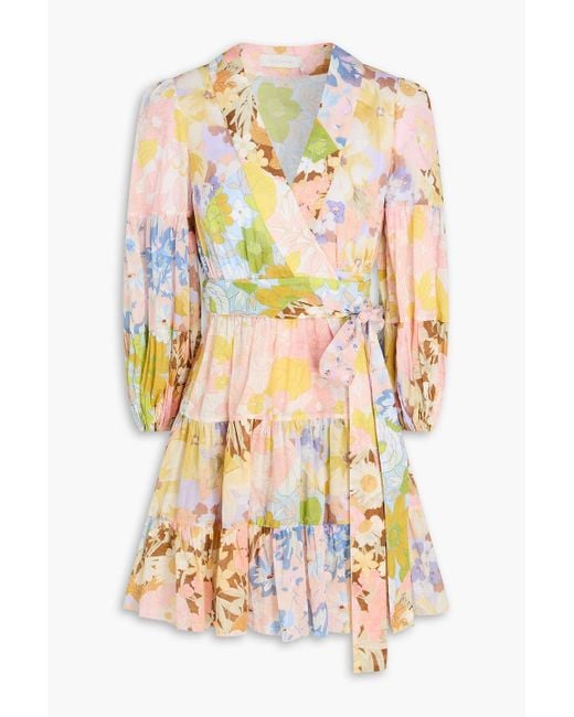 zimmermann tiered floral-print cotton-gauze midi dress Zimmermann, Lucky tiered cotton maxi dress, Women, White, US 4, Dresses