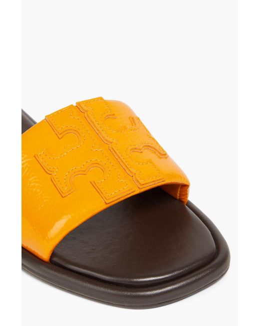 Tory burch ines slide cheap yellow