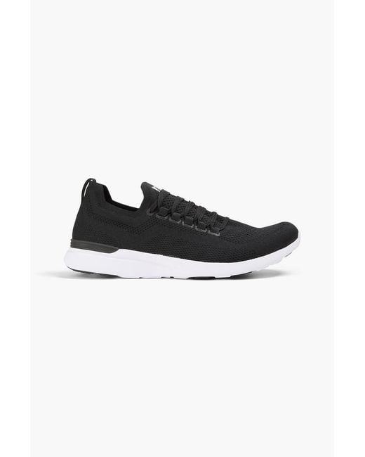 Athletic Propulsion Labs Black Techloom Breeze Mesh Sneakers for men