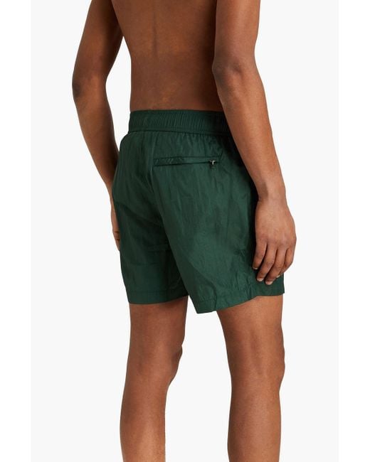 Onia Green Mid-length Swim Shorts for men