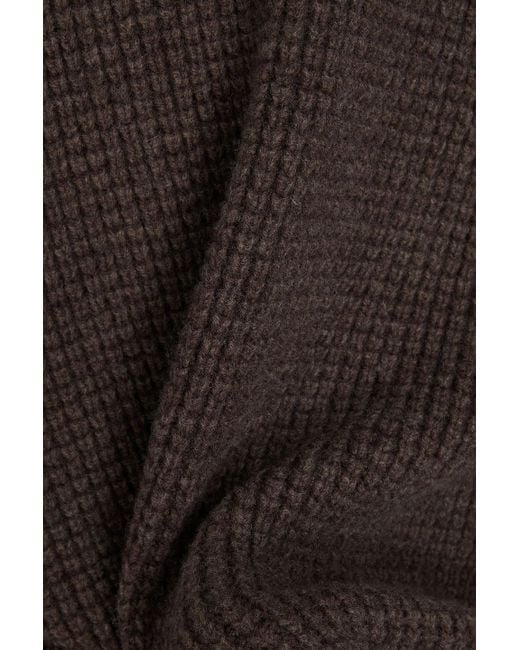 FRAME Brown Waffle-knit Wool Sweater for men