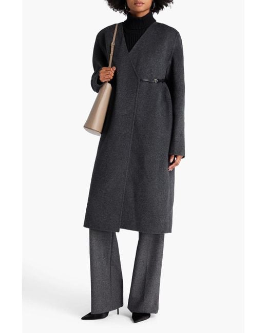 Loulou de Saison Black Banie Wool And Cashmere-Blend Coat
