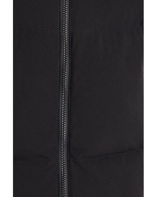 Sandro Black Quilted Shell Vest for men