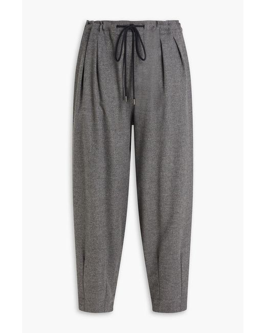 Maria McManus Gray Wool-blend Tapered Pants