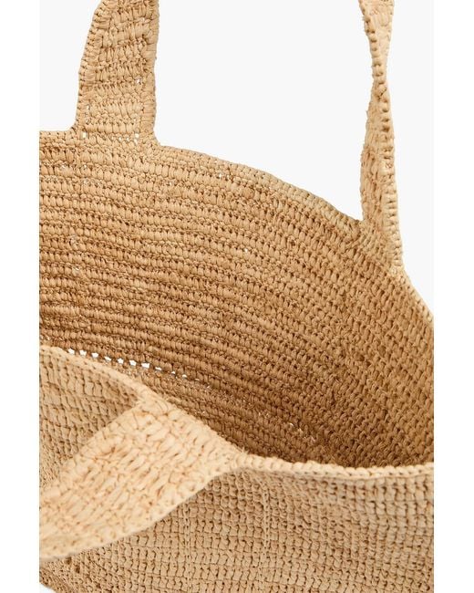 Maje Natural Raffia Tote