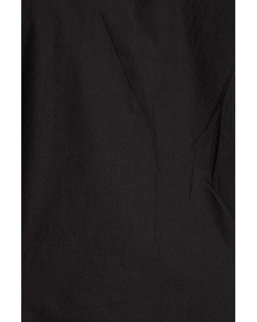 Ganni Black Maxi Dress Organic Cotton