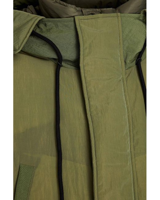 Holden Green Quilted Shell Hooded Down Parka for men