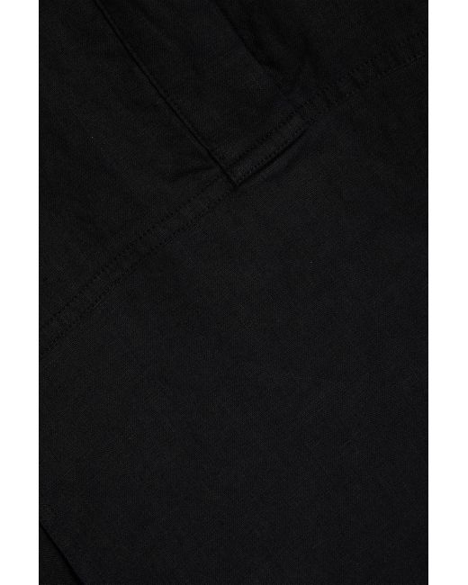 Vince Black Linen Blouse