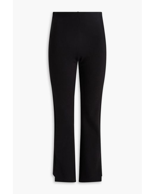Theory Black Jersey Bootcut Pants