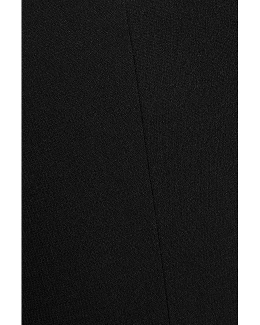 Valentino Garavani Black Ausgestelltes midikleid aus einer wollmischung