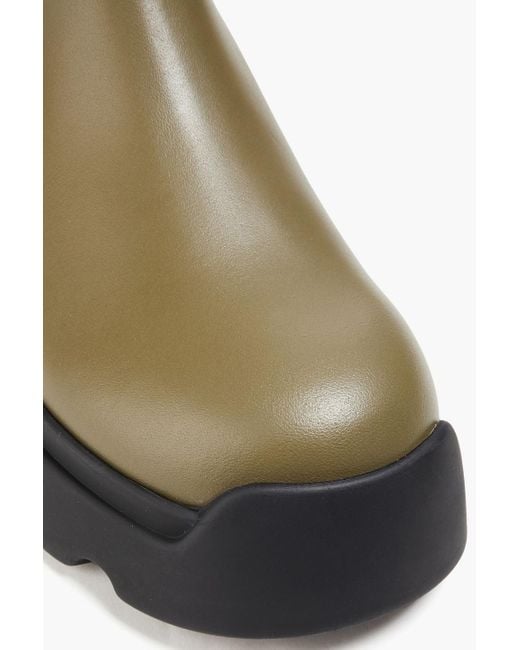 Proenza Schouler Brown Chelsea-boots aus leder