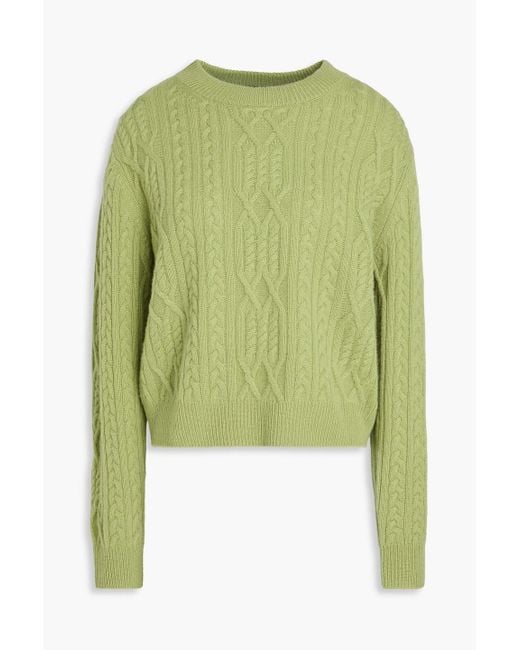 arch4 Green Kaschmirpullover "smithfield" mit zopfstrickmuster
