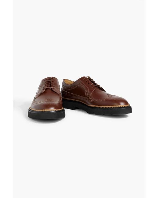 Paul Smith Brown Count Leather Brogues for men