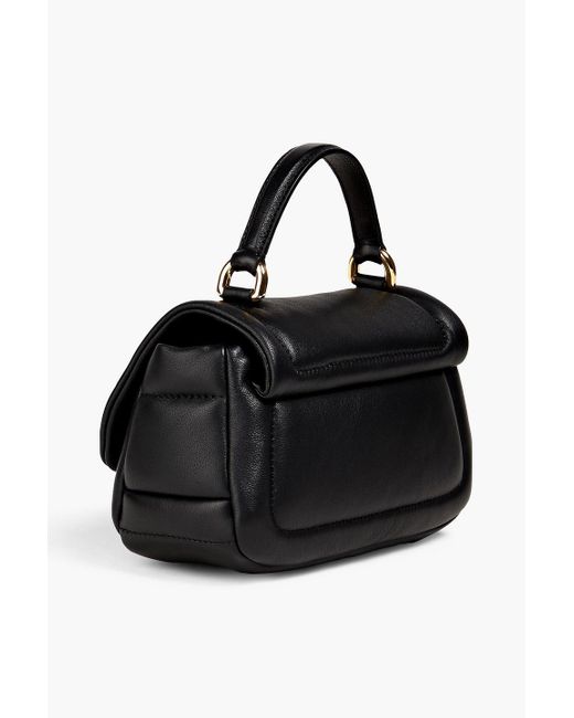 Moschino Black Leather Tote