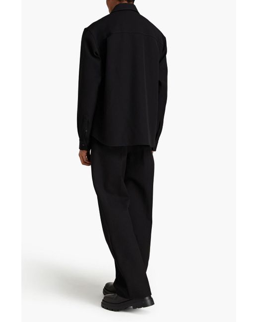 Balenciaga Overshirt aus twill aus einer wollmischung in Black für Herren