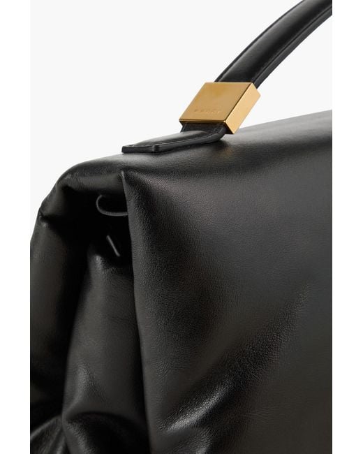 Marni Black Prisma Leather Tote