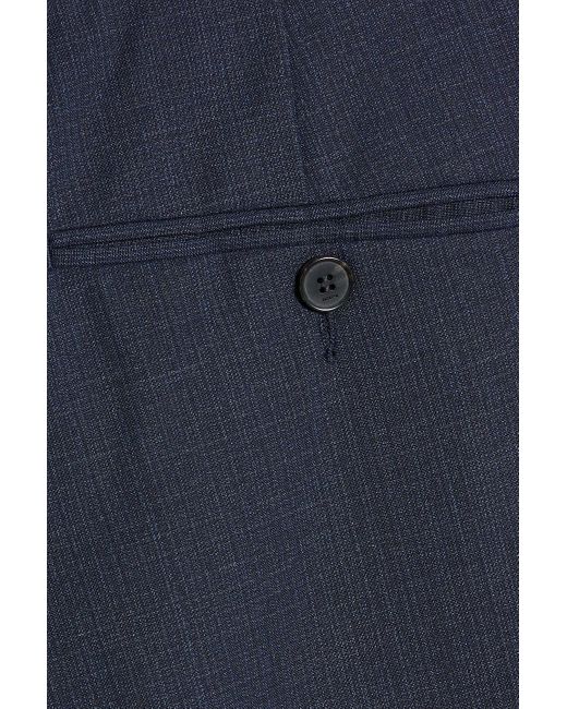 Sandro Blue Tapered Wool Pants for men