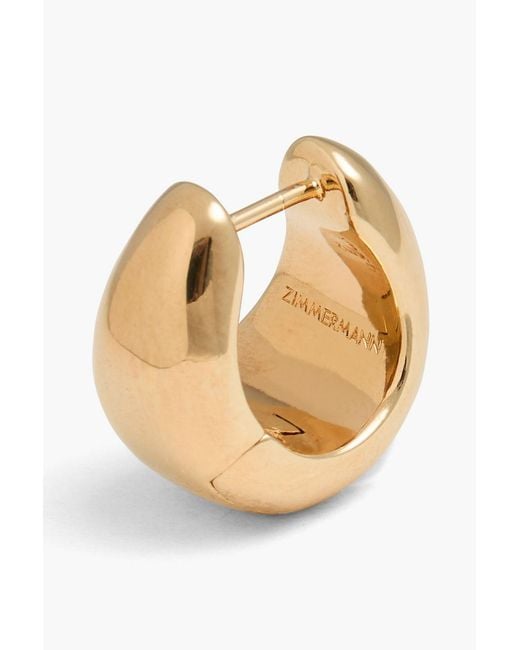 Zimmermann Metallic Tone Hoop Earrings