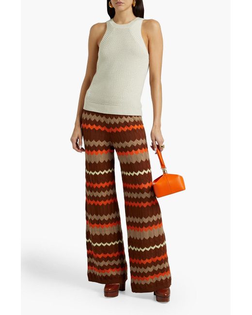 M Missoni Crochet-knit Wool And Cotton 