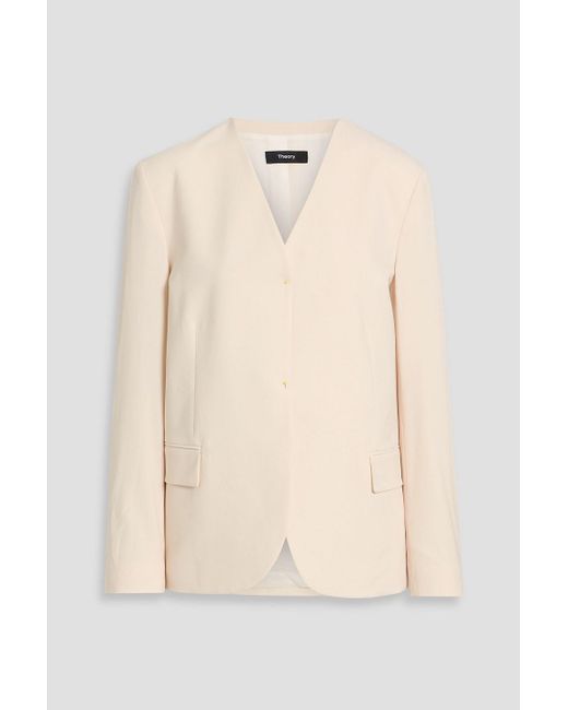 Theory Natural Wool-Blend Blazer