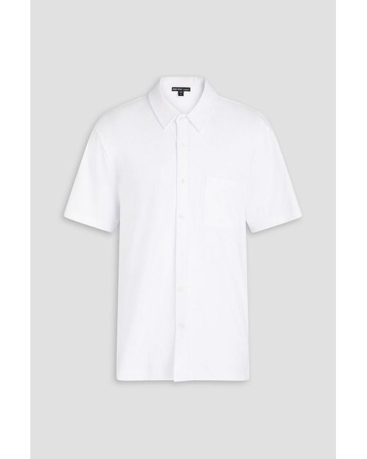 James Perse White Cotton-jersey Shirt for men