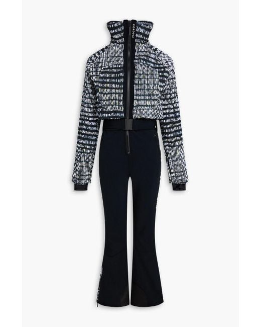 CORDOVA Blue Taos Quilted Printed Padded Ski Suit