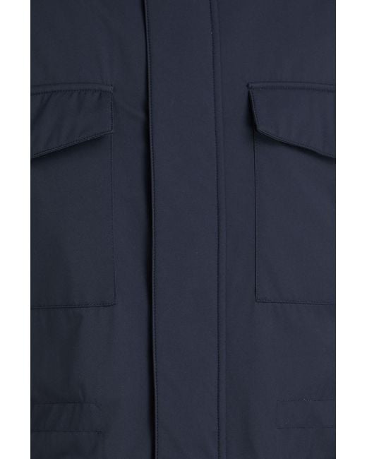 Canali Blue Shell Field Jacket for men