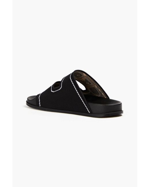 Marni Black Jacquard Sandals