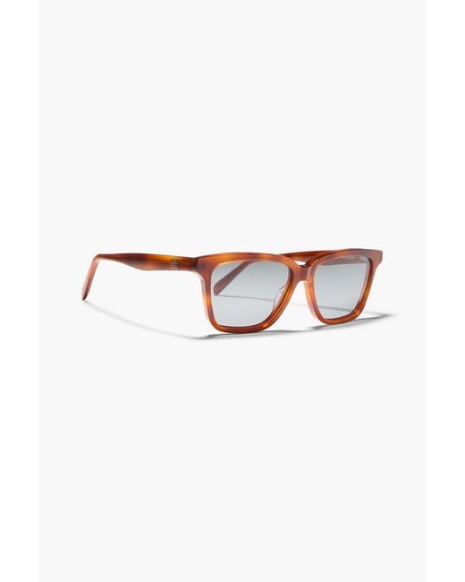 Totême Brown Square-Frame Acetate Sunglasses