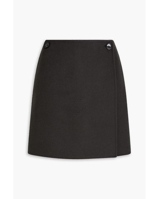 Holzweiler Black Wool-Blend Mini Skirt