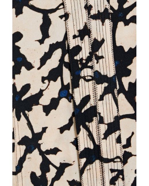 Ulla Johnson White Safi Printed Crepe Blouse