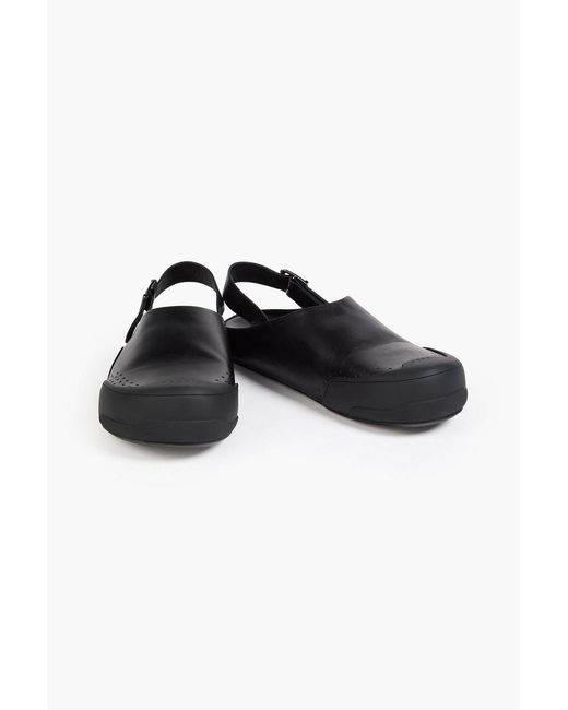 Marni Slingback-clogs aus leder in Black für Herren