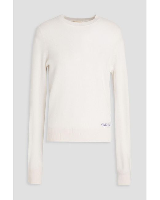 Zimmermann White Cashmere Sweater