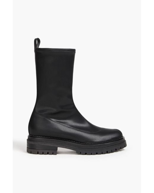 Sergio Rossi Black Glove Sock Boots
