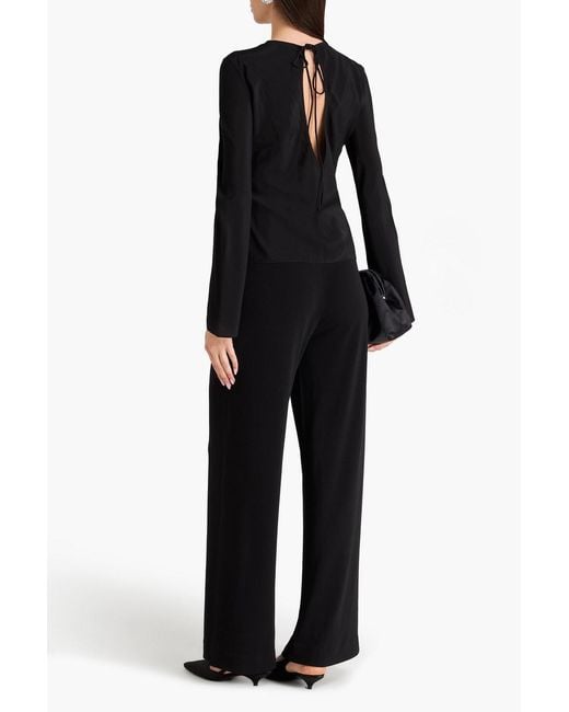 By Malene Birger Black Pricilla Crepe De Chine Blouse