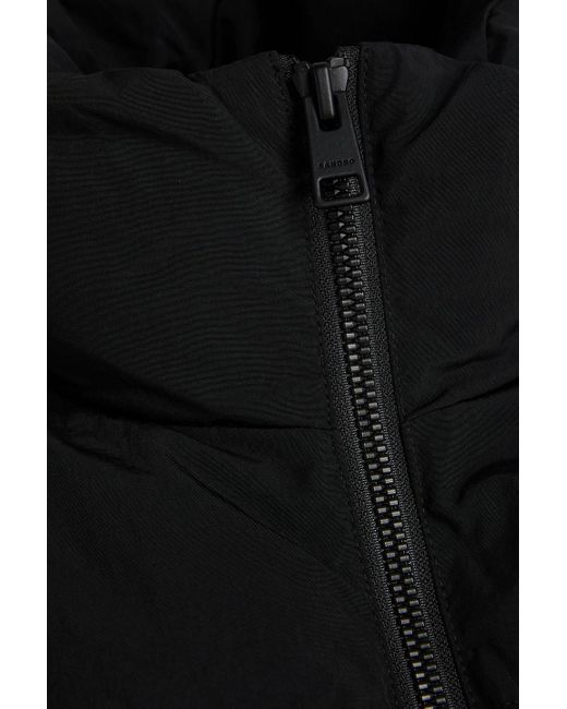 Sandro Black Quilted Shell Vest for men