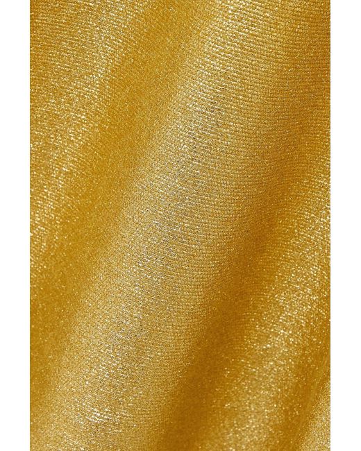 Gabriela Hearst Yellow Maxikleid "melitta" aus merinowolle mit -effekt