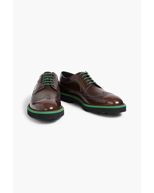 Paul Smith Brown Count Leather Brogues for men